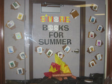 S'more Books for Summer! - Camping Themed Bulletin Board Display