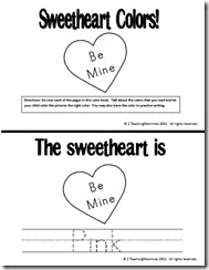 Sweetheart Colors & Counting