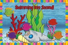 Swimming Into Second! - End of the Year Bulletin Board