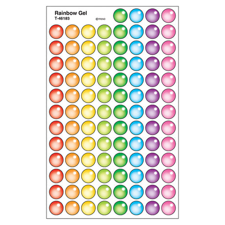 Rainbow Gel superSpots® Stickers