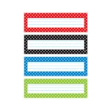 Polka Dots Desk Toppers® Name Plates Variety Pack