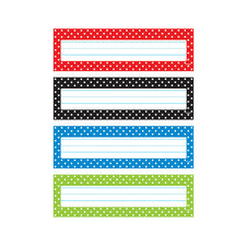Polka Dots Desk Toppers® Name Plates Variety Pack