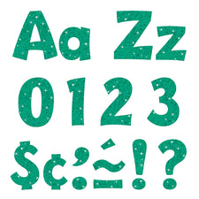 Teal Sparkle 4-Inch Playful Combo Ready Letters®