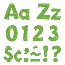 Lime Sparkle 4-Inch Playful Combo Ready Letters®