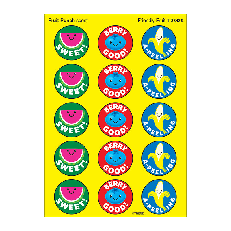 Friendly Fruit Stinky Stickers® (Fruit Punch) – Large Round