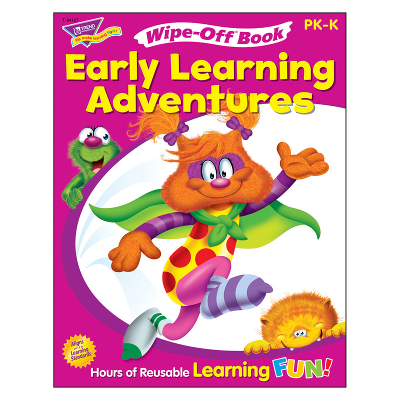 Trend Enterprises Get Ready for Kindergarten 1 (Furry Friends®) Wipe-Off® Book