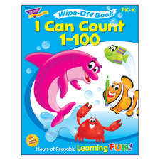 Trend Enterprises I Can Count 1-100 Wipe-Off® Book