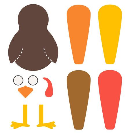 AccuCut Turkey Die Cut #4, Jumbo