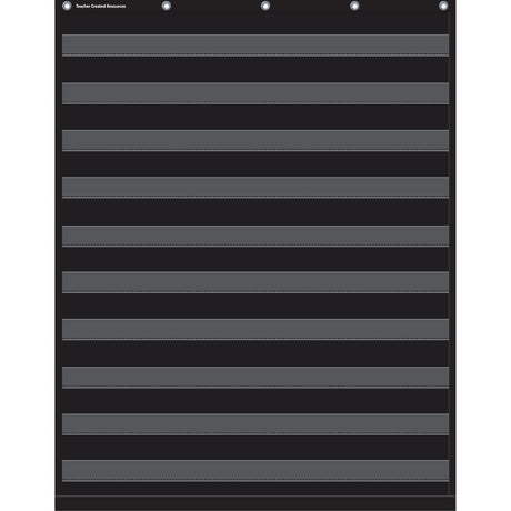 Black 10 Row Pocket Chart