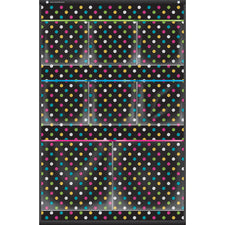 Chalkboard Brights 8 Pocket Small Storage Pocket Chart