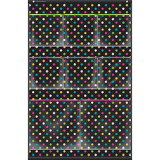 Chalkboard Brights 8 Pocket Small Storage Pocket Chart