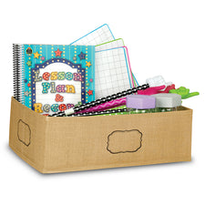 Burlap Storage Bin