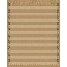 Burlap 10 Pocket Chart