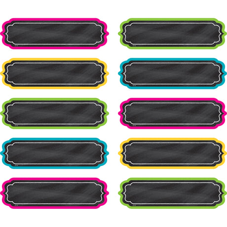 Chalkboard Brights Labels 