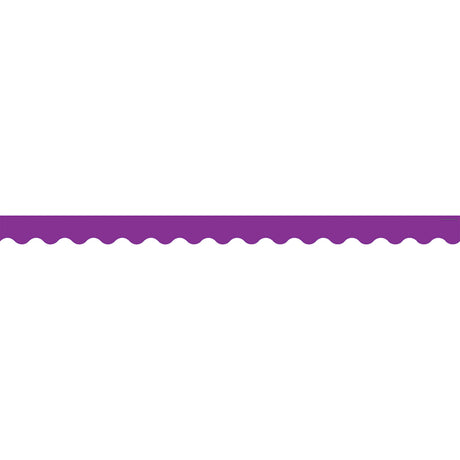 Purple Scalloped Bulletin Board Border Trim 