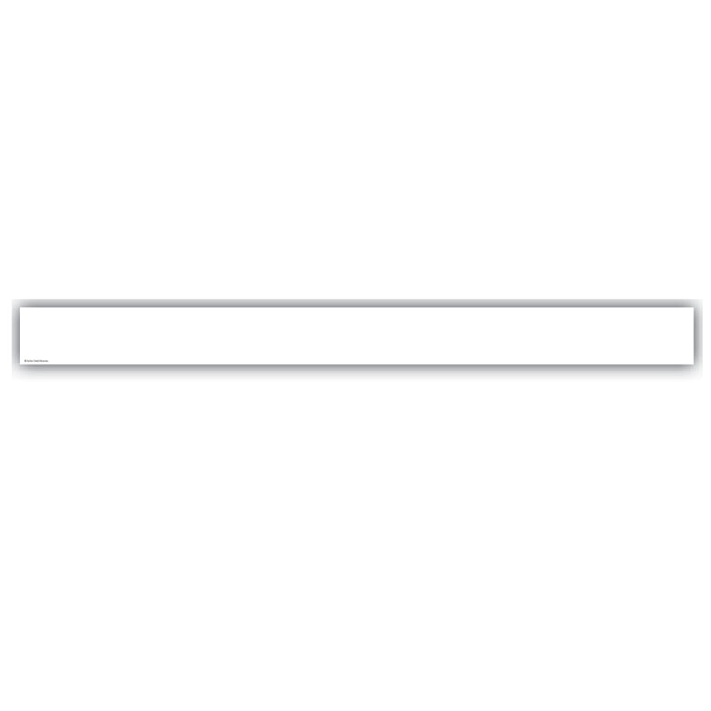 White Straight Bulletin Board Border
