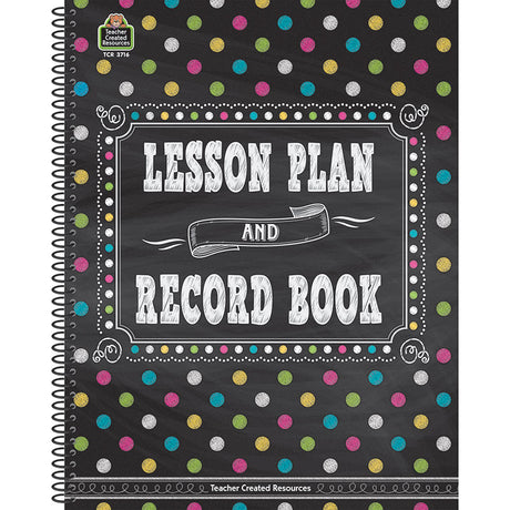 Chalkboard Brights Teacher Plan and Record Book