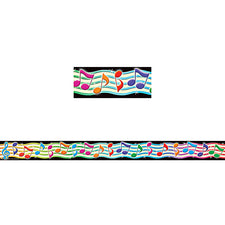 Musical Notes Straight Border Trim