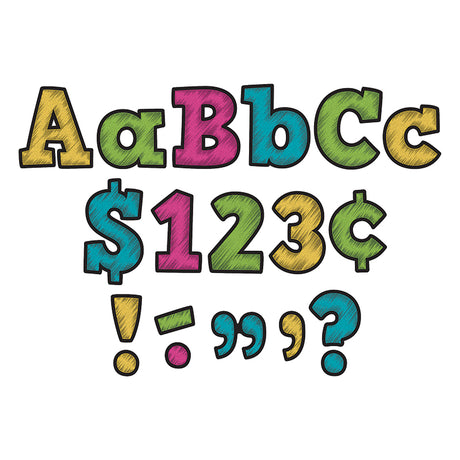 Chalkboard Brights Bold Block 4" Letters Combo Pack
