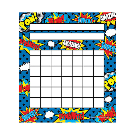Superhero Mini Incentive Charts