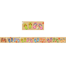 Flip Flops Straight Border Trim