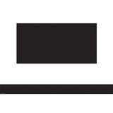Black Solid Straight Bulletin Board Border