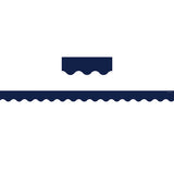Navy Scalloped Bulletin Board Border