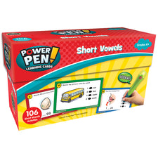 Teacher Created Resources Power Pen Learning Cards: Short Vowels