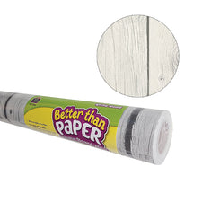 White Wood Better than Paper Bulletin Board Fabric, Four 4' x 12' Rolls