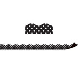 Black Polka Dots Magnetic Borders