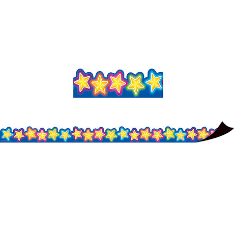 Neon Stars Magnetic Borders