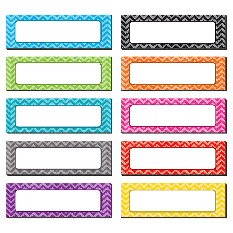 Chevron Labels Magnetic Accents