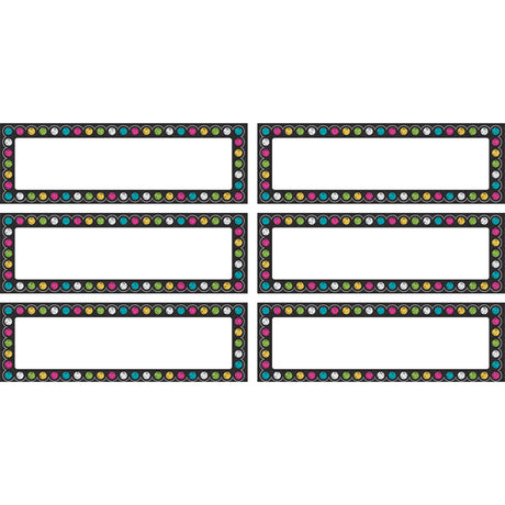 Chalkboard Brights Labels Magnetic Accents