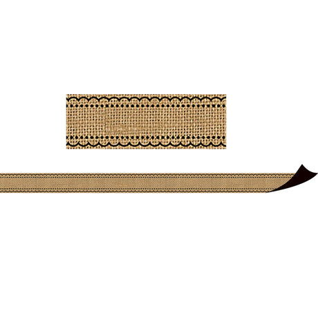 Burlap Magnetic Border 