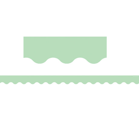 Mint Green Scalloped Bulletin Board Border