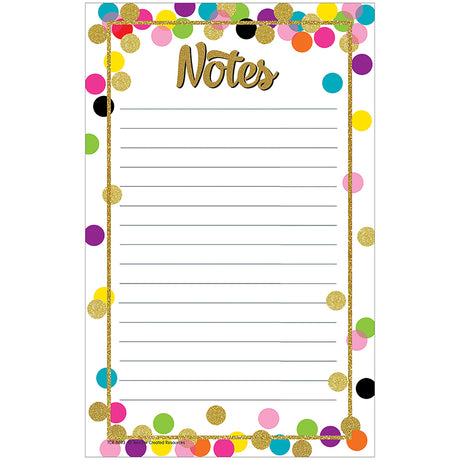 Confetti Notepad 