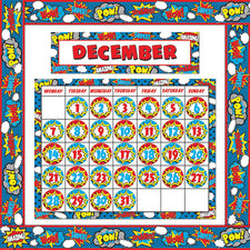 Superhero Calendar Set