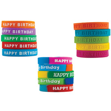Happy Birthday Wristbands, Class Pack 