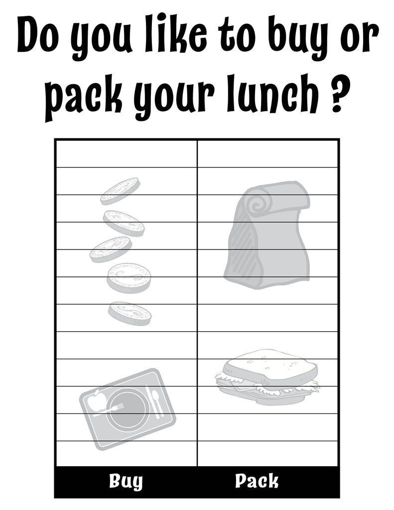 8 Printable "All About Us" Tally Chart Worksheets!