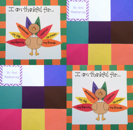 Thanksgiving Quilt Craft & Bulletin Board Idea