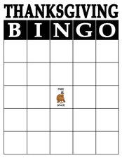 FREE Printable Thanksgiving Bingo Game!