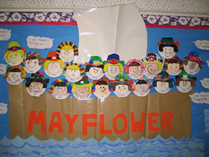 A Journey of Thanksgiving - Thanksgiving Bulletin Board Idea