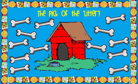 Pick of the Litter! - Pets Themed Back-To-School Board