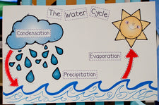 Learning About Weather: The Water Cycle Classroom Bulletin Board