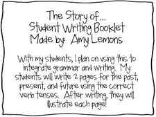 "The Story of..." FREE Student Writing Booklet