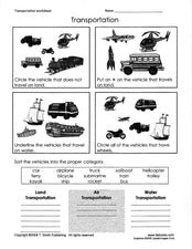 Classifying Modes of Transportation