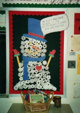 Valentine Snowman Bulletin Board Idea