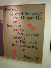 Bible Inspired Valentine's Day Bulletin Board