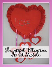 Valentine Heart Mobile - Sunday School Craft
