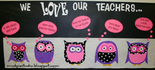 We Love Our Teachers! - Valentine's Day Bulletin Board